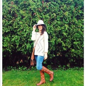 Heartloom aztec sweater